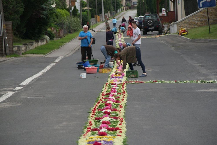 Procesja Bożego Ciała w Zalesiu Śląskim