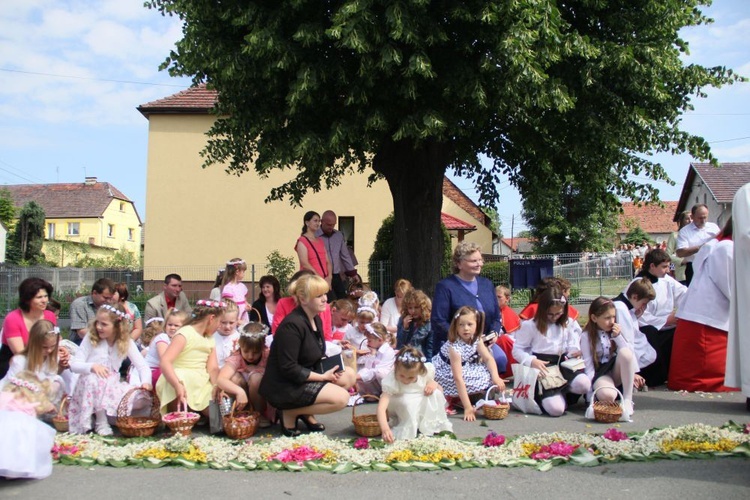 Procesja Bożego Ciała w Zalesiu Śląskim