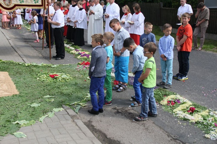 Procesja Bożego Ciała w Zalesiu Śląskim