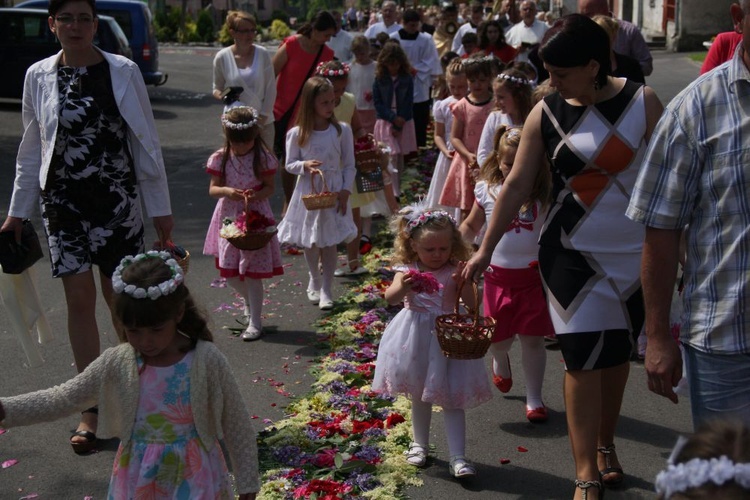 Procesja Bożego Ciała w Zalesiu Śląskim