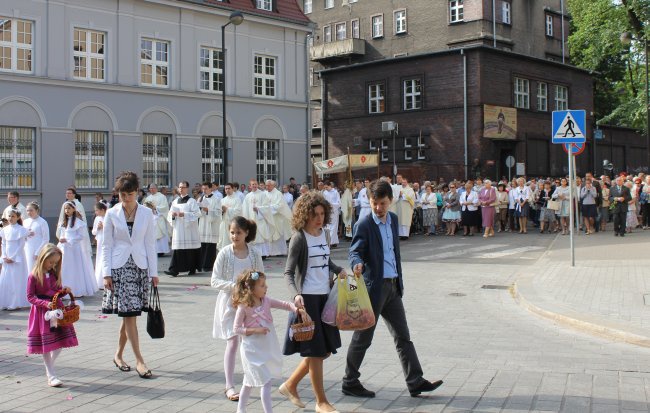 Procesja Bożego Ciała w Gliwicach