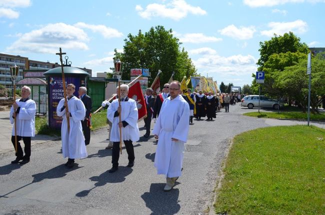 Procesja Bożego Ciała w Słupsku