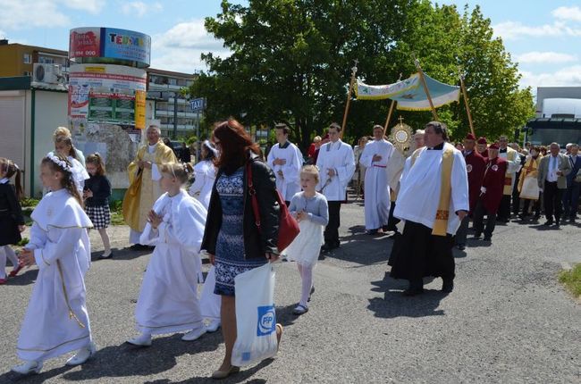 Procesja Bożego Ciała w Słupsku