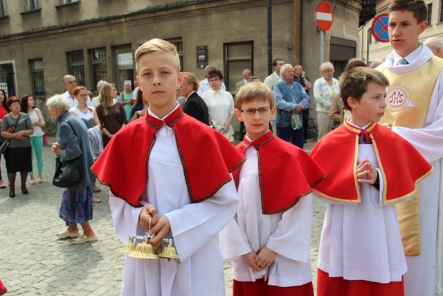 Procesja Bożego Ciała ulicami Bielska-Białej