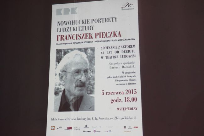 Franciszek Pieczka w Nowej Hucie