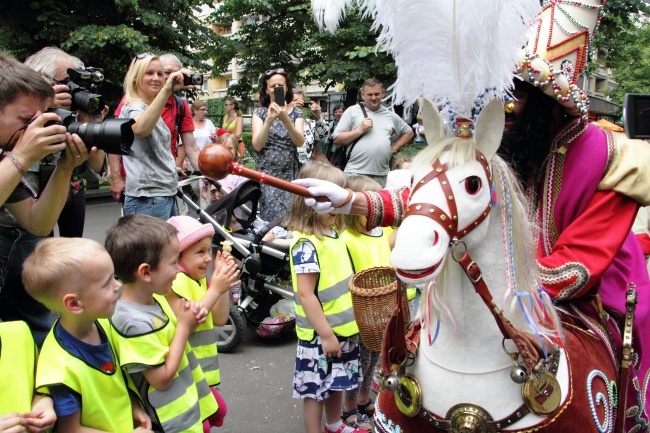 Lajkonik harcuje w Krakowie