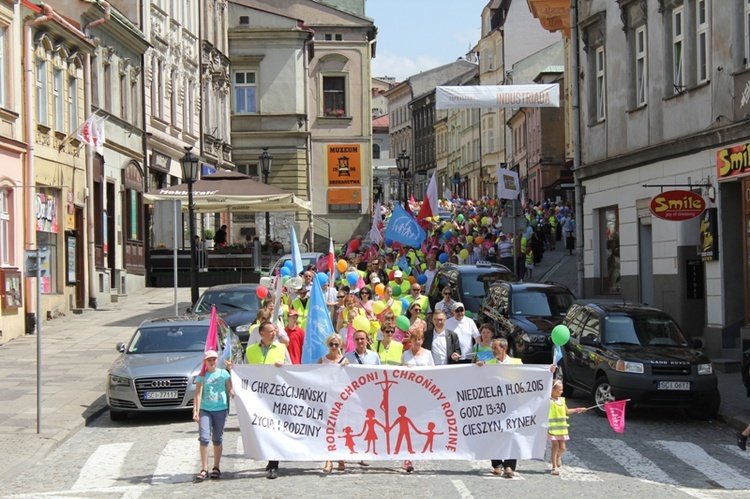 Marsz dla Życia i Rodziny w Cieszynie - cz. 1