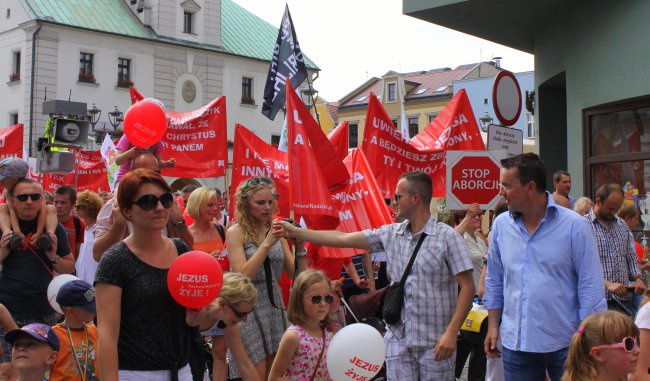 Marsz dla Jezusa i rodziny w Gliwicach