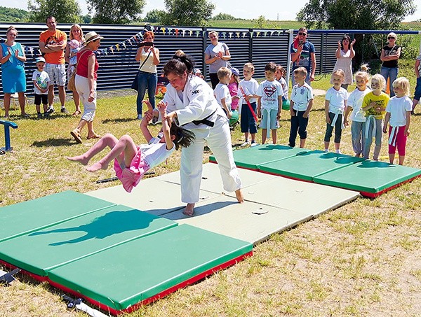 Przedszkolaki pokazały,  jak ćwiczą judo 