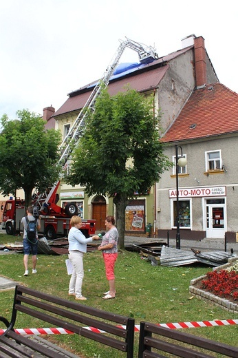 Skutki huraganu w Międzylesiu