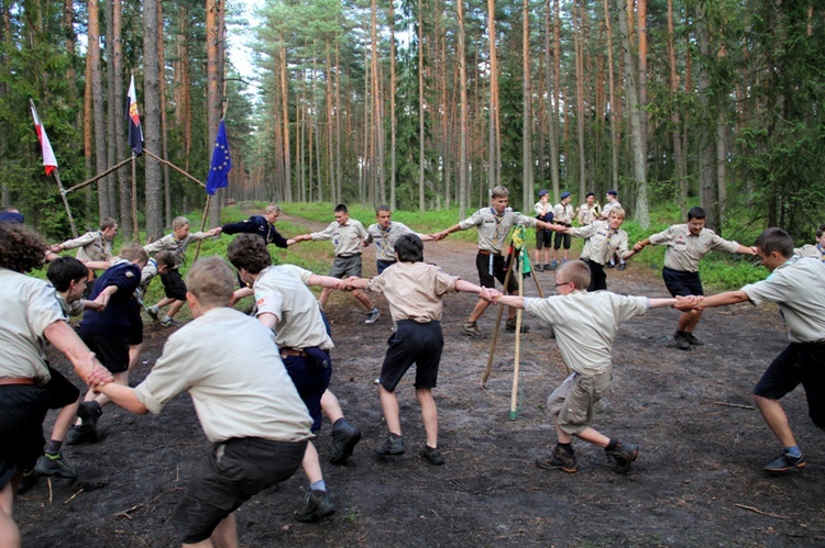 Obóz Skautów Europy pod Lublińcem