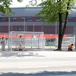 Nowy stadion w Tychach - z zewnątrz