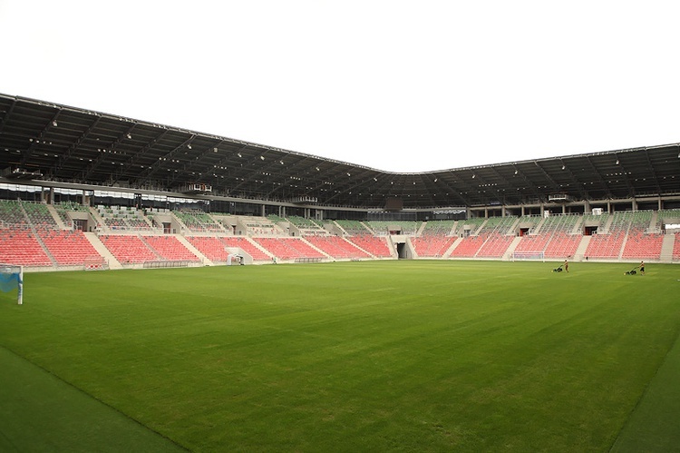 Nowy Stadion w Tychach - w środku