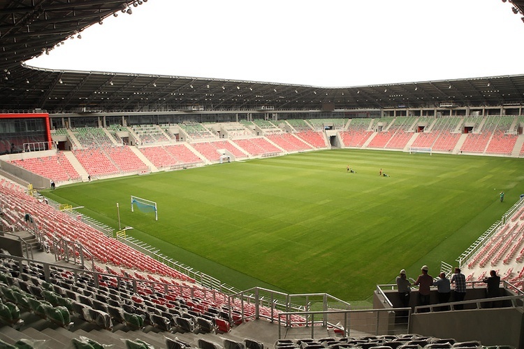 Nowy Stadion w Tychach - w środku