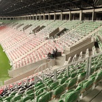 Nowy Stadion w Tychach - w środku