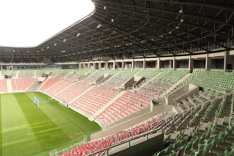 Nowy Stadion w Tychach - w środku