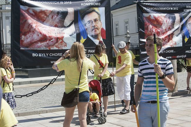 Pikieta na koniec prezydentury