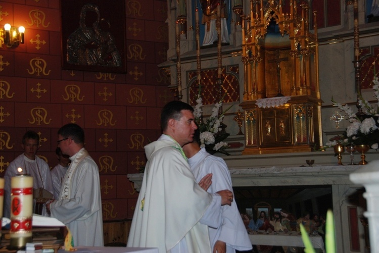Msza św. w Longinówce