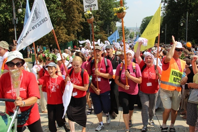 Powitanie pielgrzymów bielsko-żywieckich A.D. 2015 - cz. 1