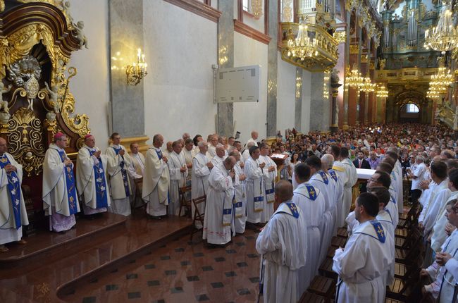 Pielgrzymi na Jasnej Górze