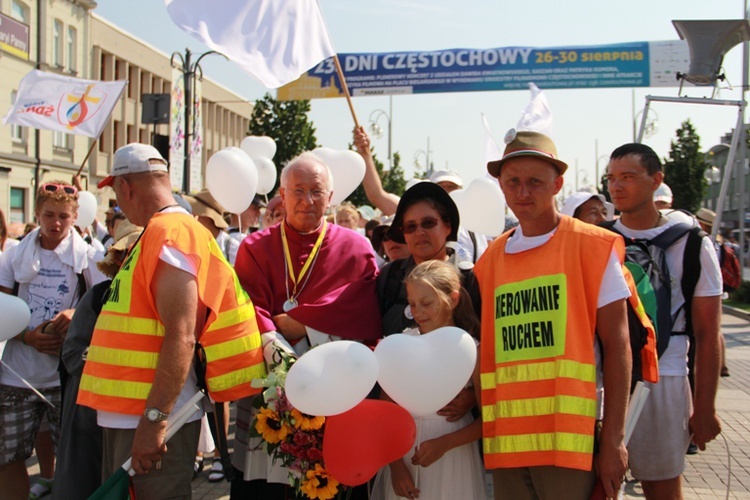 Wejście ŁPPM na Jasną Górę