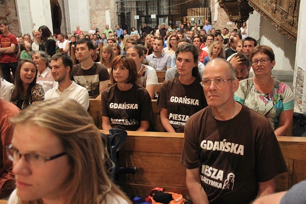 Spotkanie pątników XXXIII Pieszej Pielgrzymki Gdanskiej