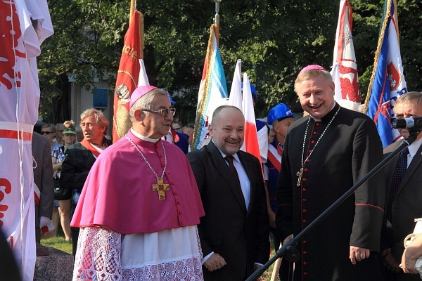 Odsłonięcie pomnika Anny Walentynowicz