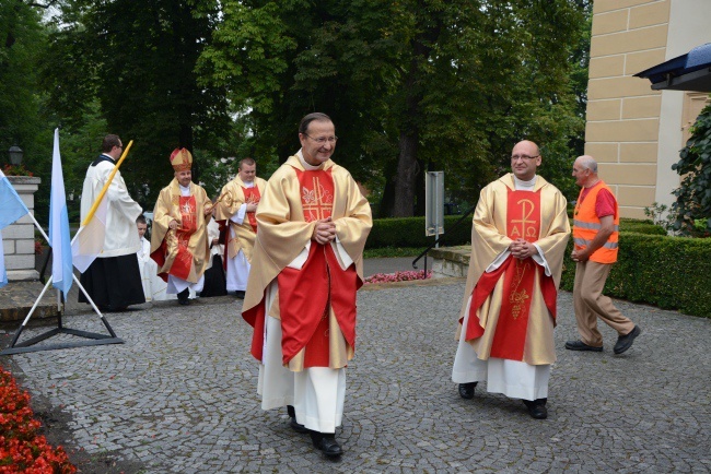 Pielgrzymkowy, mokry poniedziałek