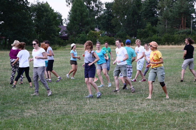 Flash mob na postoju w Koszęcinie