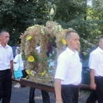 Korowód dożynkowy w Poniszowicach