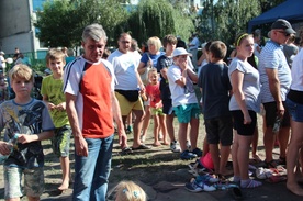 Henryk Gołębiewski ostanią sobotę wakacji spędził wraz z rodziną w Łowiczu
