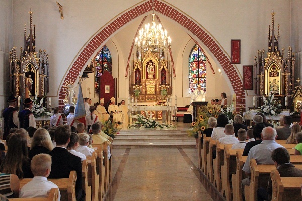 Msza św. na rozpoczęcie roku szkolnego - Kielno