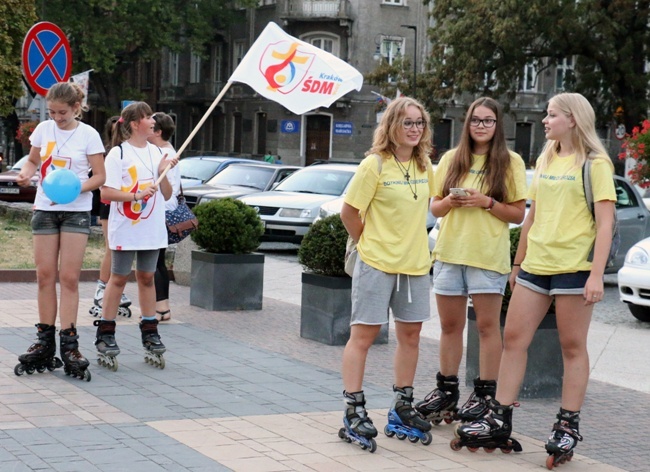 Pierwszy ŚDM-owy nightskating w Radomiu