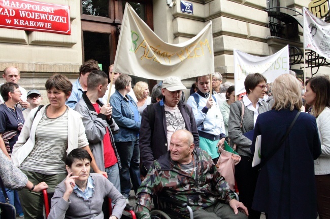 Pikieta w obronie Narodowego Programu Zdrowia Psychicznego