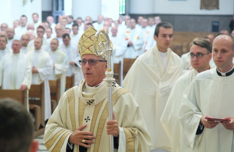 Pielgrzymka Księży Archidiecezji Katowickiej do katedry