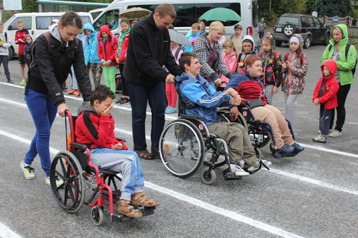 Rajd na Matyskę poprzedziły wyścigi wózków