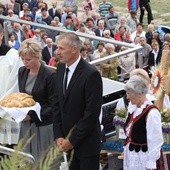 Msza św. odpustowa tradycyjnie połączona była z dożynkami