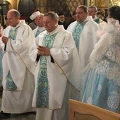 Żywieccy księża jubilaci modlili się razem w święto Narodzenai NMP