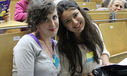 Magda (z lewej) przyjechała na warsztaty z Krakowa, a Ela - z Rychwałdu