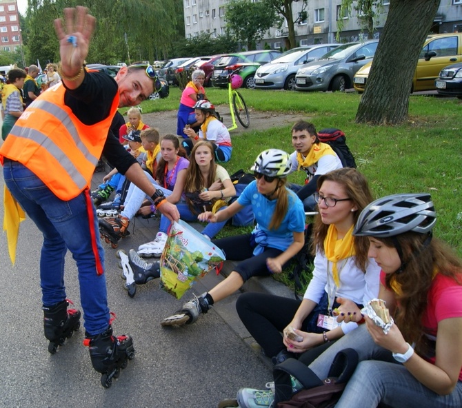 Pielgrzymka Na Hulajnogach i Rolkach - do Bierunia