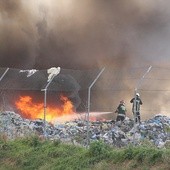 Pożar w Dąbrówce Wlkp.