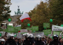Milcząca manifestacja w Berlinie
