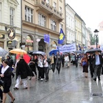 Marsz Akcji Katolickiej z pl. Matejki na Rynek Główny