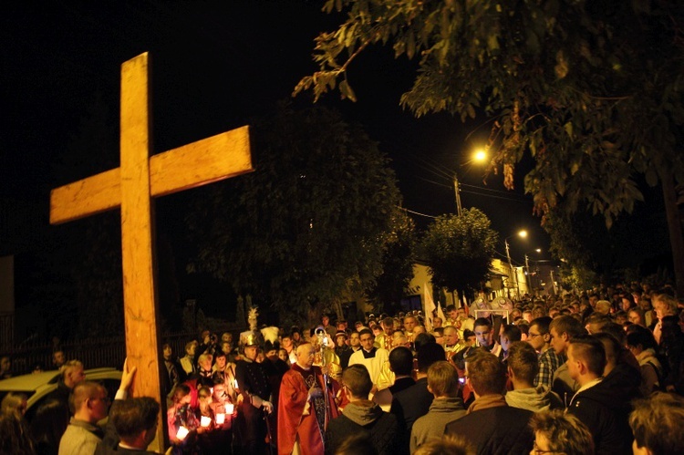 Symbole ŚDM w środku Polski