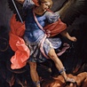 Guido Reni „Archanioł Michał” olej na płótnie, 1635  kościół Santa Maria  della Concezione, Rzym