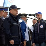 Protest służb mundurowych w Olsztynie