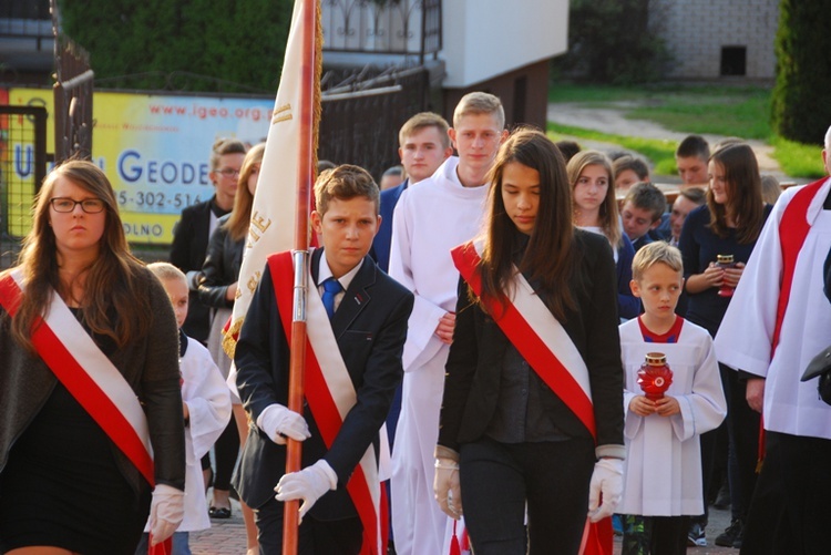 Symbole ŚDM w Bedlnie