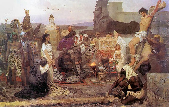 Męczeństwo świętych Tymoteusza i Maury, 1885, Henryk Siemiradzki (1834-1902), Muzeum Narodowe, Warszawa