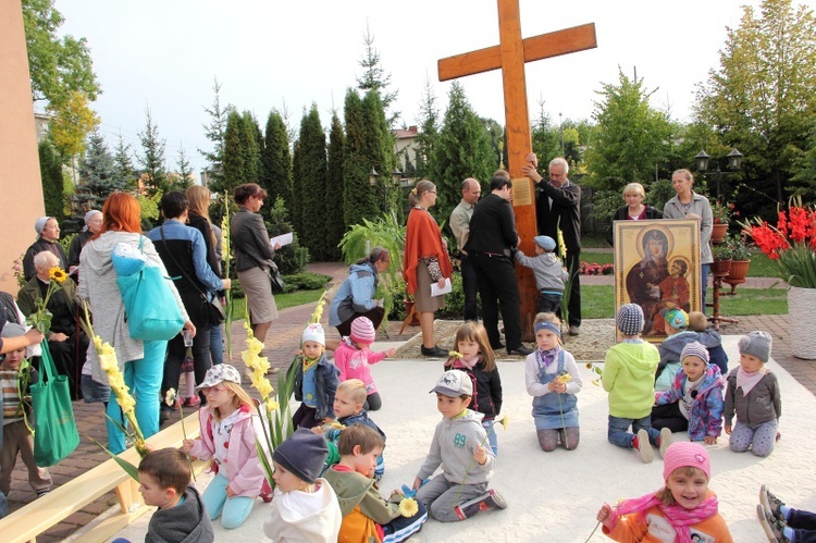 Symbole ŚDM w Domu Kapłana Seniora