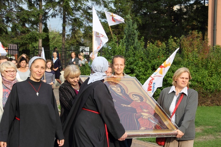 Symbole ŚDM w Domu Kapłana Seniora